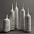 Modern Concrete Decor Vases Set 3D model small image 1