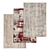 Luxury Rug Set: High-Quality Textures 3D model small image 1