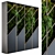 Black Botanical Wall Garden 3D model small image 1