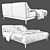 Flexform Bed Gregory: Elegant Design, Superior Comfort 3D model small image 4