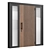 Sleek Door Design (v8) 3D model small image 2