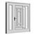 Sleek Door Design (v8) 3D model small image 4