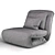 Velvet Lounge Armchair: Versatile and Luxurious 3D model small image 3