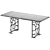 Oak Resonance Dining Table 3D model small image 3