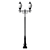 Elegant Wrought Iron Street Lamp 3D model small image 1