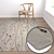 Luxury Textured Carpet Set 3D model small image 5