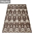 Luxury Carpet Set 1131 3D model small image 2