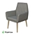 Lagom Hill Modern Armchair 3D model small image 1