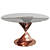 Italian Elegance: Elika Tondo Table 3D model small image 1