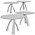 Italian Elegance: Eliseo Table by Tonin Casa 3D model small image 2