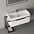 Modern Bathroom Cabinet Set | Contemporary Design 3D model small image 2