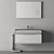 Modern Bathroom Cabinet Set | Contemporary Design 3D model small image 3