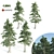 Tall and Sturdy Pines, 7-12m 3D model small image 1
