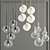 Bubbly Elegance Pendant Chandelier 3D model small image 1