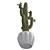 Desert Oasis Cactus Pot 3D model small image 3