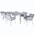 Minotti Terrace Table & Daiki Outdoor Armchair Set 3D model small image 4