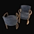 Luxury Fendi Casa Rippetta Chair 3D model small image 2