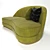 Velours Opera Kathy Sofa: Elegant and Luxurious 3D model small image 7