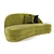 Velours Opera Kathy Sofa: Elegant and Luxurious 3D model small image 8