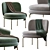 Elegant Soave Armchair: Sleek Design, Supreme Comfort 3D model small image 2