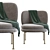 Elegant Soave Armchair: Sleek Design, Supreme Comfort 3D model small image 3