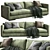 Flexform Magnum Sofa 3D model small image 1