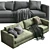 Flexform Magnum Sofa 3D model small image 5