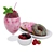 Delicious Raspberry Shake & Donuts 3D model small image 1