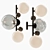 Bullesco Glass & Metal Wall Sconce 3D model small image 1