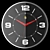 Sleek 40cm Wall Clock 3D model small image 4