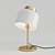 Scandi Table Lamp: Adjustable Angle & Sleek Design 3D model small image 3