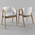 VOX Concept Desk & Uni Chair: Modern White Furniture 3D model small image 2