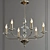 Elegant Moro Crystal Chandelier - Illuminate Any Space 3D model small image 1