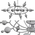 Elegant Molecule Pendant Chandelier 3D model small image 2