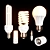 Energy-Saving Lamp Set: Efficient Illumination for Any Room 3D model small image 1