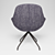 Modern Grey Armchair: Desondo's Indraft 3D model small image 2