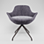 Modern Grey Armchair: Desondo's Indraft 3D model small image 8