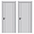 Stylish Modern Doors 3D model small image 2