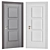 Sleek and Modern Interior Doors 3D model small image 1