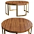 Valencia Circular Coffee Table 3D model small image 1