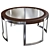 Elegant Valencia Circular Coffee Table 3D model small image 1