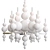 ILFARI Lunar Light Chandelier 3D model small image 2