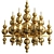 ILFARI Lunar Light Chandelier 3D model small image 3