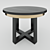 Soul Wood Dining Table Set 3D model small image 1