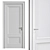 Sleek Modern Interior Door 3D model small image 1