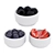 Berry Bliss Bowls 3D model small image 4