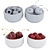 Berry Bliss Bowls 3D model small image 6