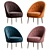 Nessa Luxe Chair 3D model small image 1