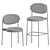 Verpan Series 430 Chair & Bar Stool: Elegant & Functional 3D model small image 3