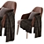 Elegant Poliform Jane Chair 3D model small image 4